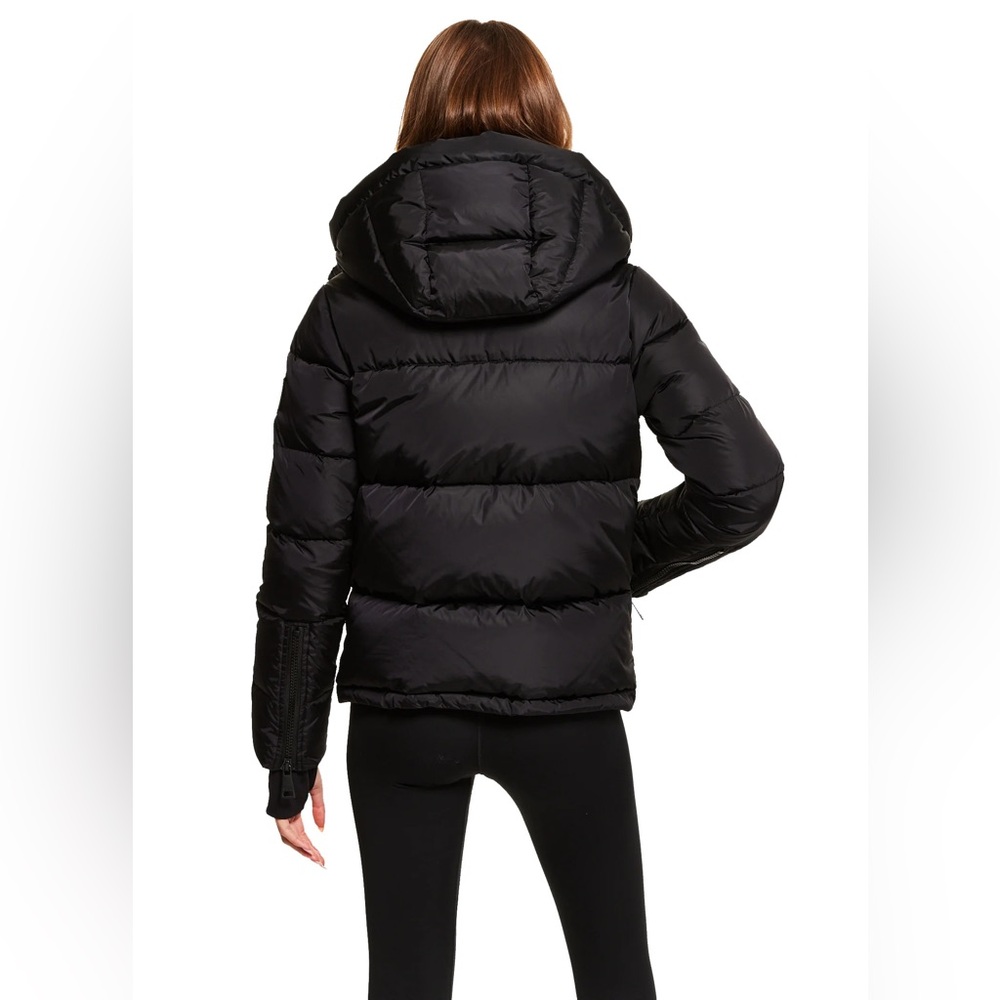 SAM. Remy Short Down Jacket in Matte Black - Picture 2 of 3